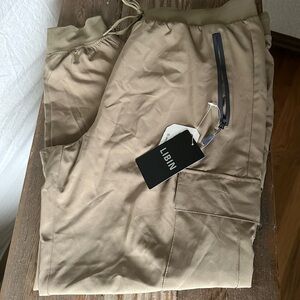 Soft loose cargo joggers